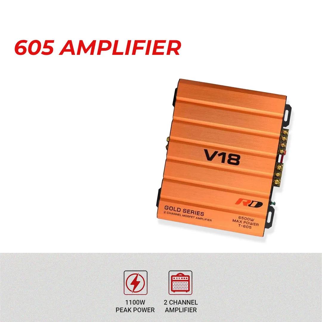 RD 605 CAR AMPLIFIER