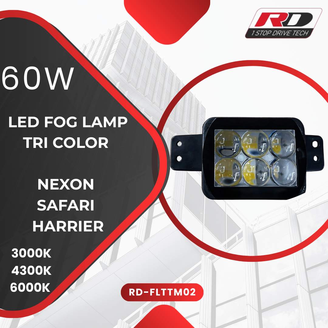 60W LED FOG LAMP TRI COLOR