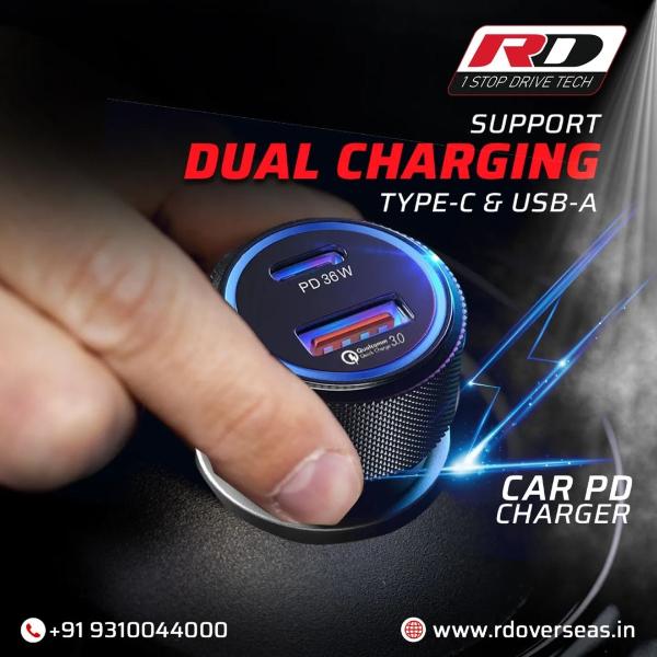 Dual Charging Car PD Charger