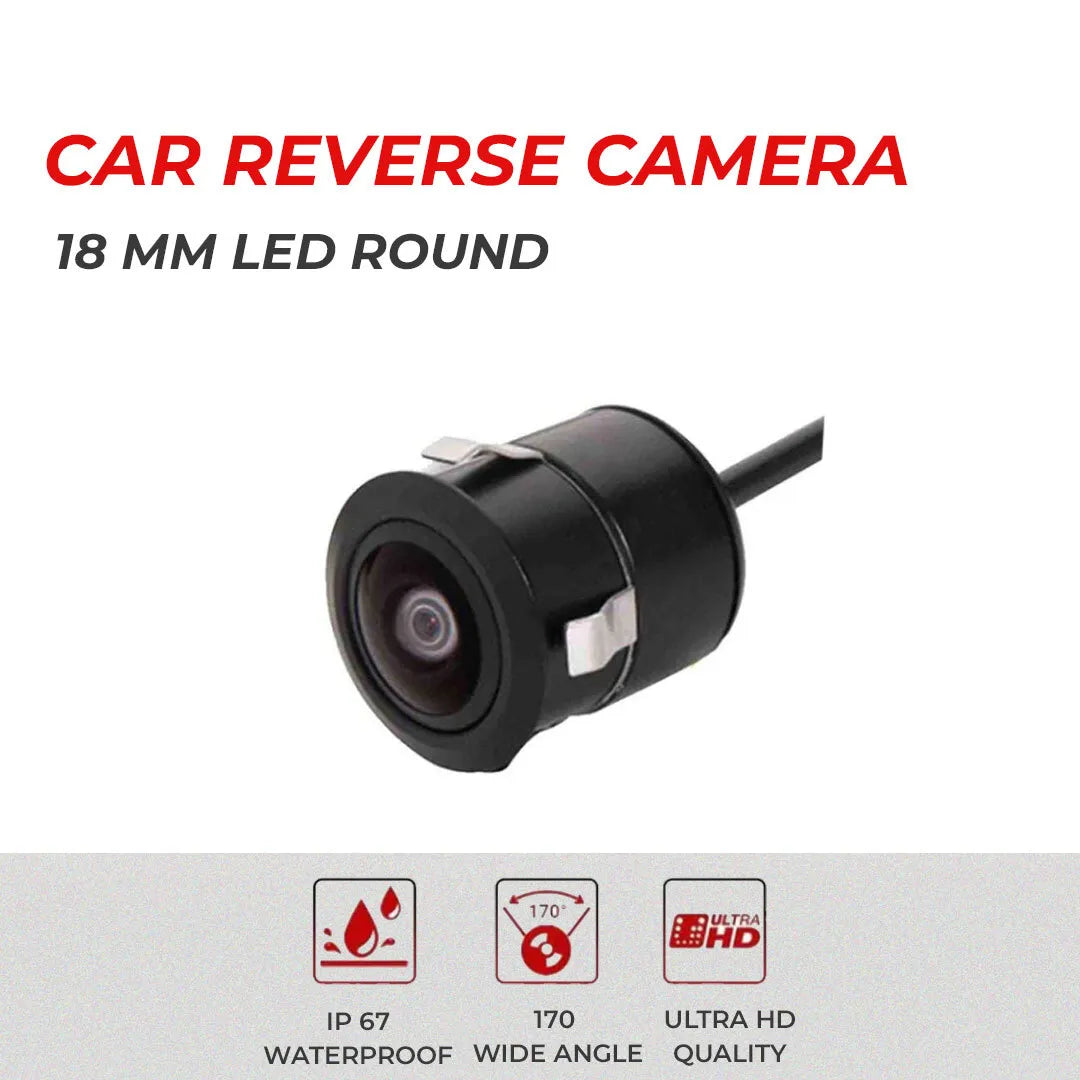 18 mm Led Round Car Reverse Camera