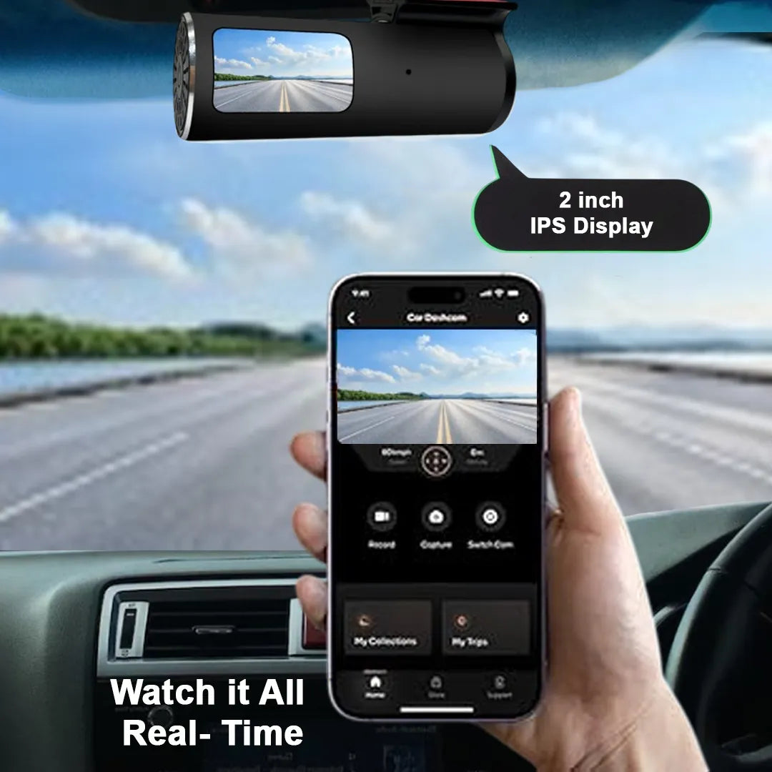 Real time video dashcam