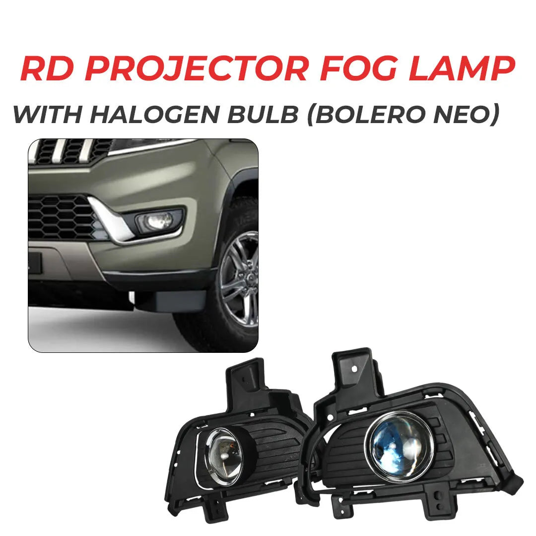 RD Projector Fog Lamp With Halogen Bulb for Bolero NEO