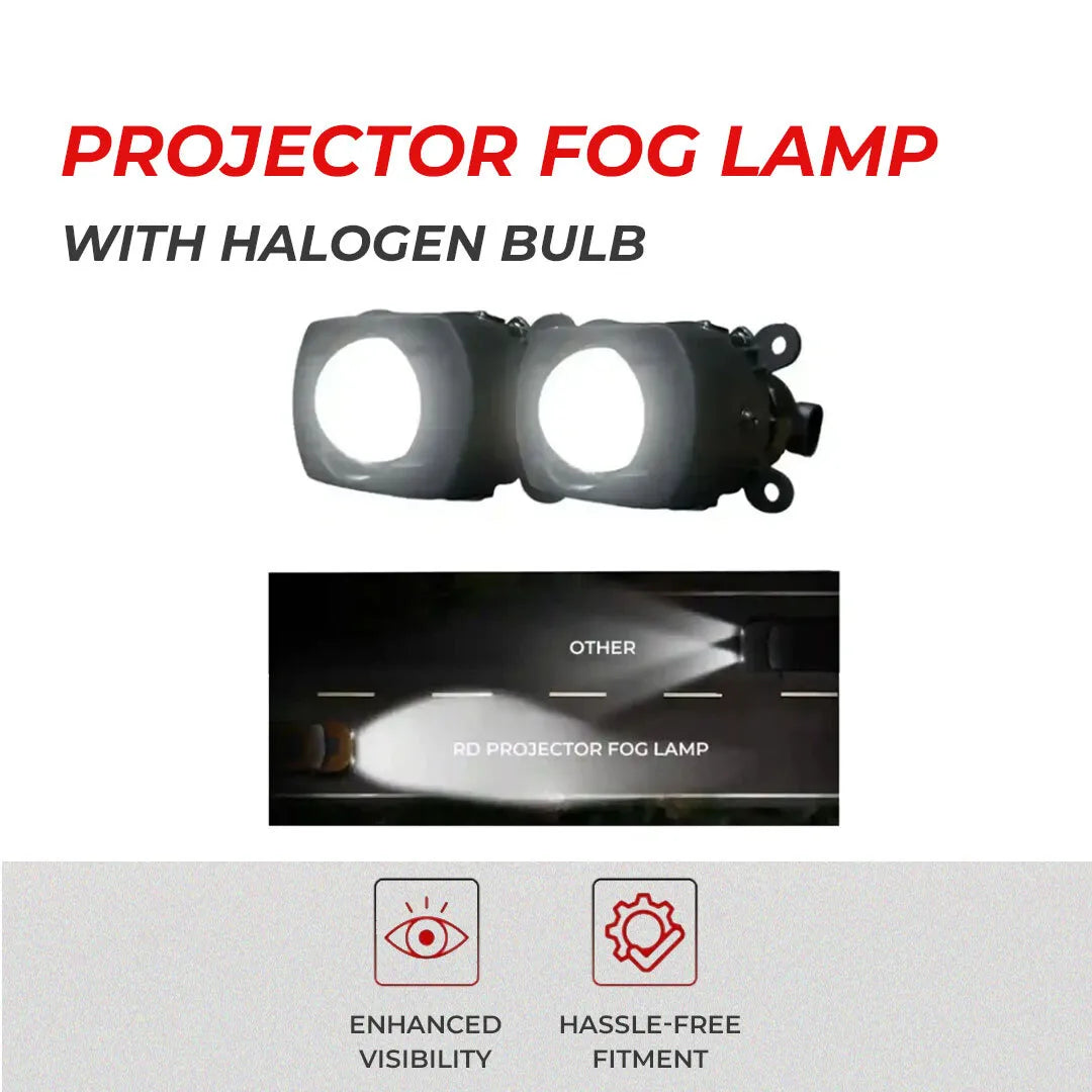 Projector Fog Lamp With Halogen Bulb