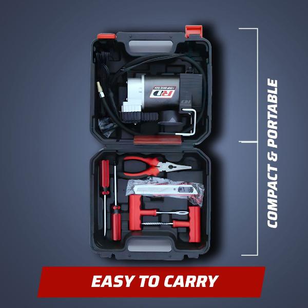 RD-220 Tyre Inflator and Puncture Repair Kit - RD Overseas