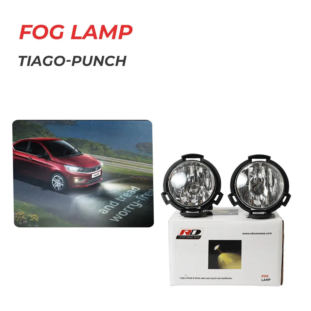 RD Fog Lamp With Halogen Bulb for Tiago - Punch