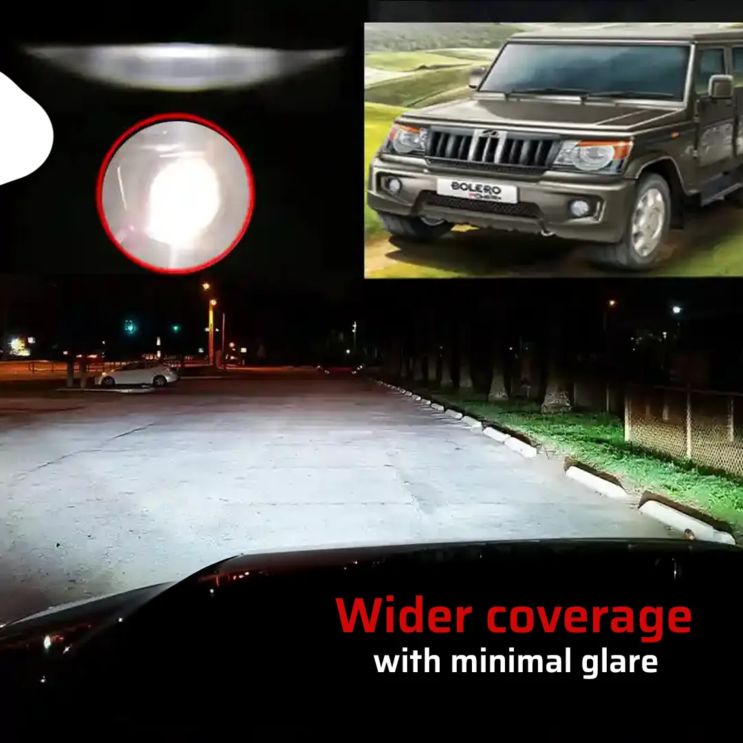 RD Projector Fog Lamp With Halogen Bulb For Bolero 2020