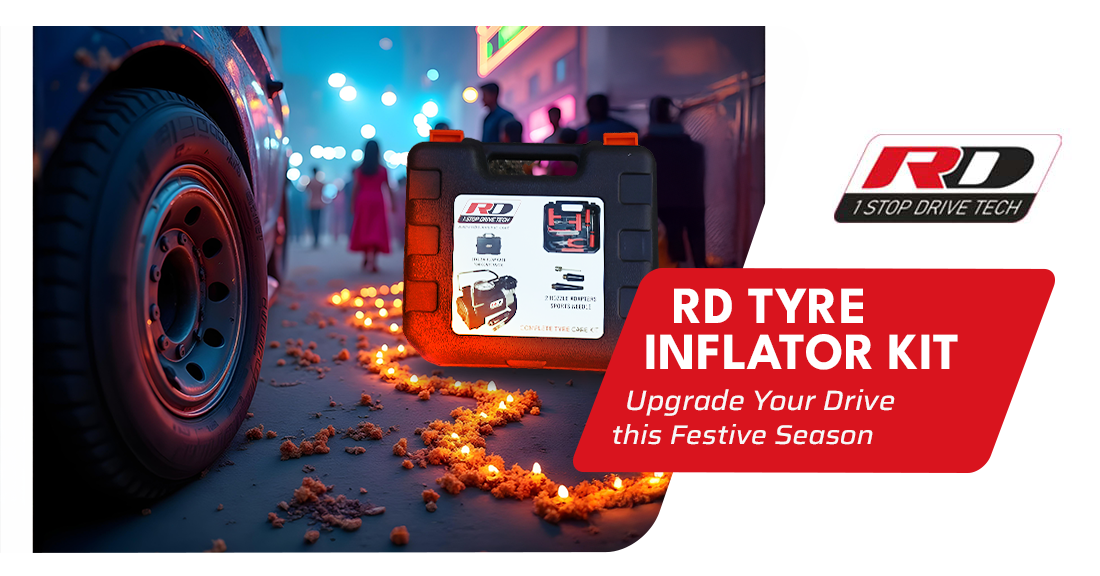 Never Get Stuck Again: Why Your Car Needs the RD Tyre Inflator and Tyre Puncture Repair Kit This Festive Season