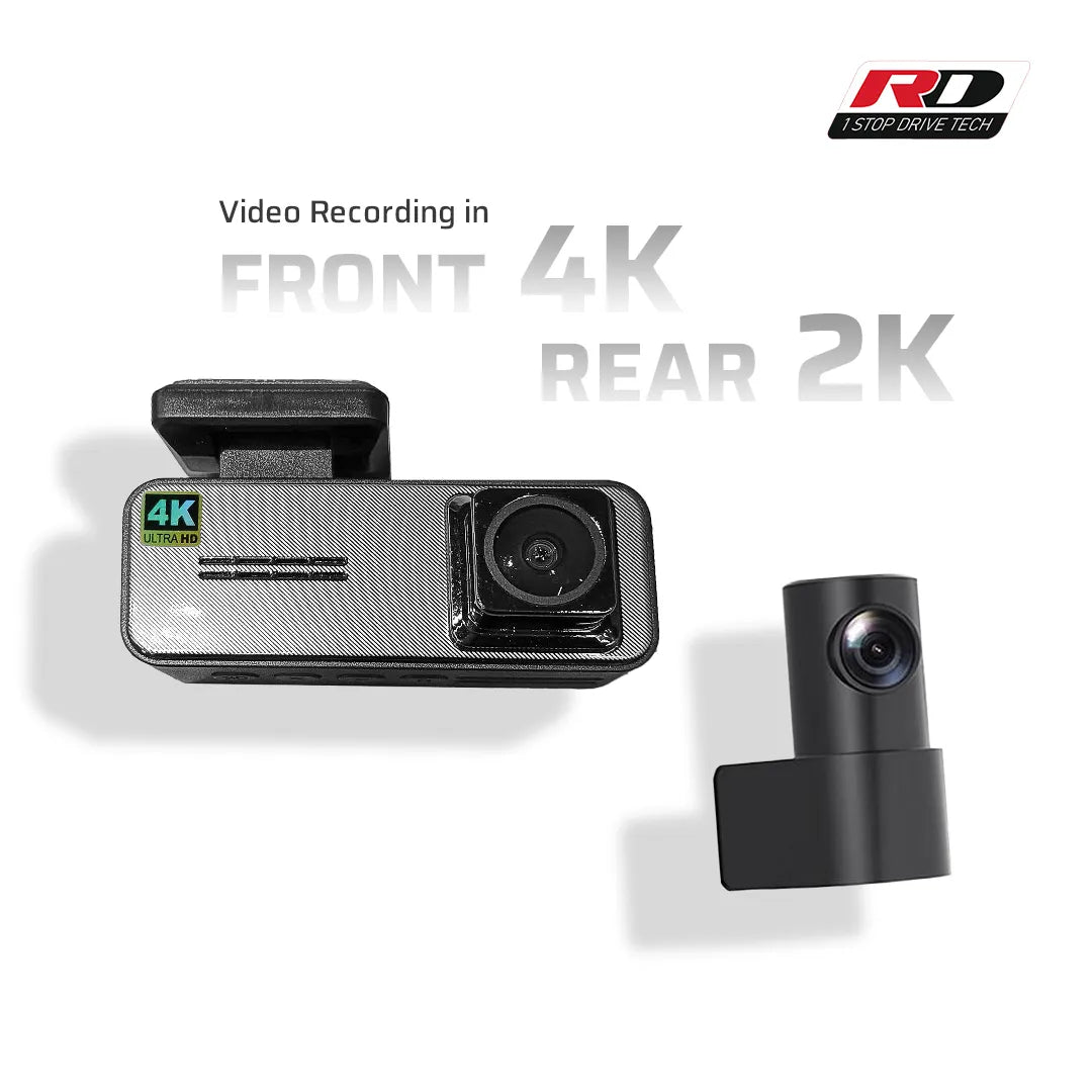 4k + 2k Dashcam