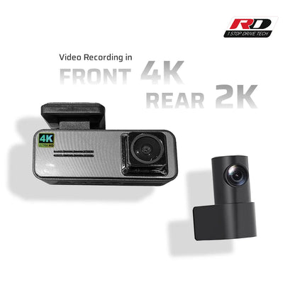 4k + 2k Dashcam
