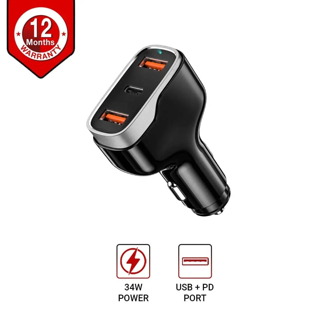 Car Charger PD-2 (3ports) - Image #1