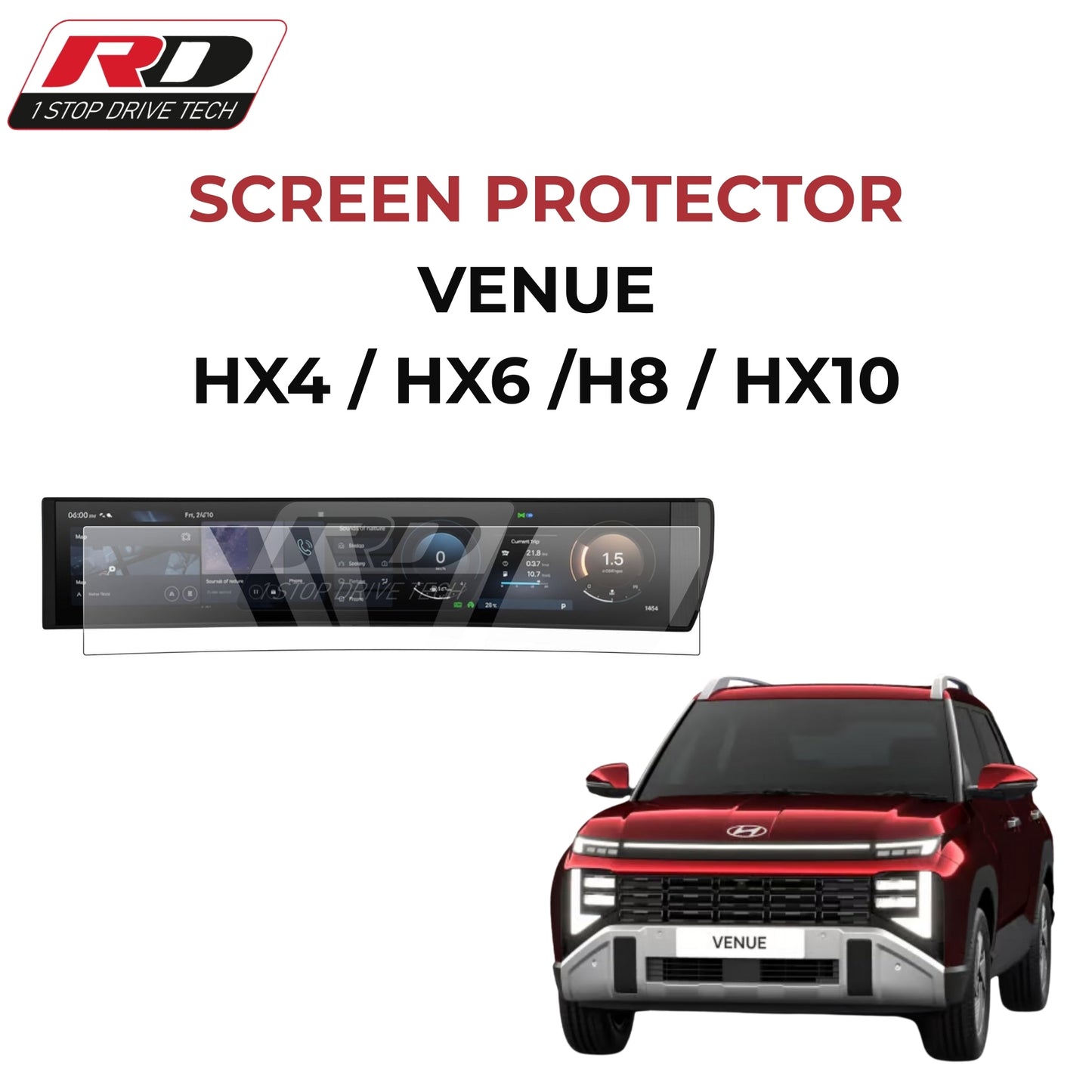 RD Screen Protector for Venue HX4/HX6/HX8/HX10