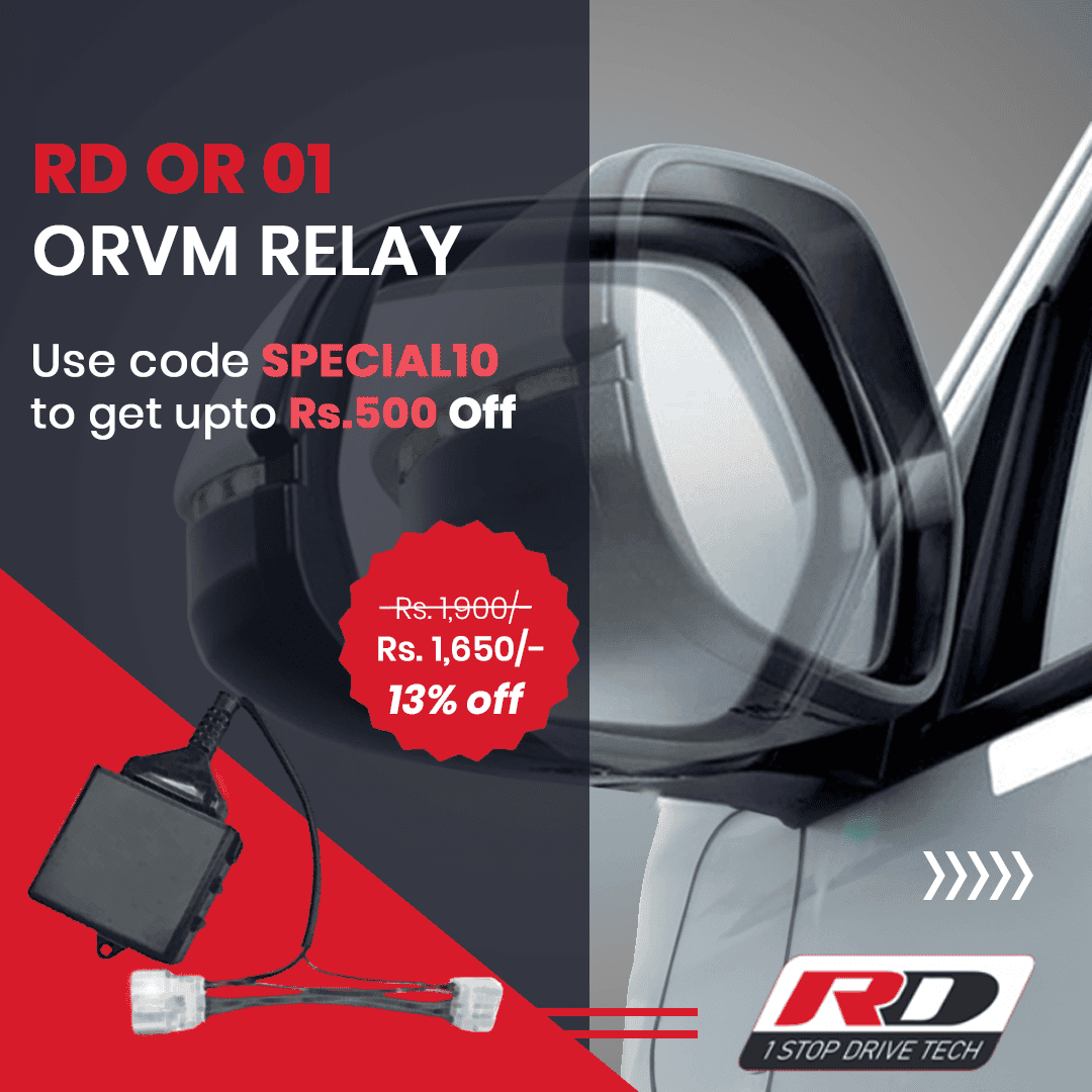 Auto Fold ORVM Relay by RD Overseas