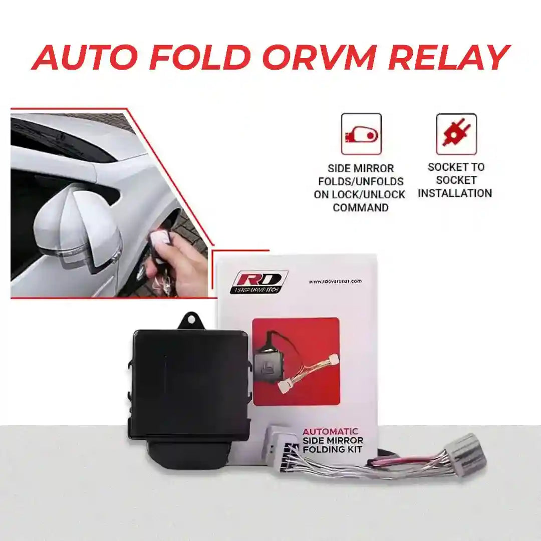 Shop Auto Fold ORVM for Car Side Mirror Control – RD Overseas