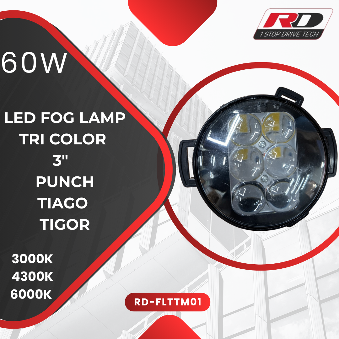 60W LED FOG LAMP TRI COLOR