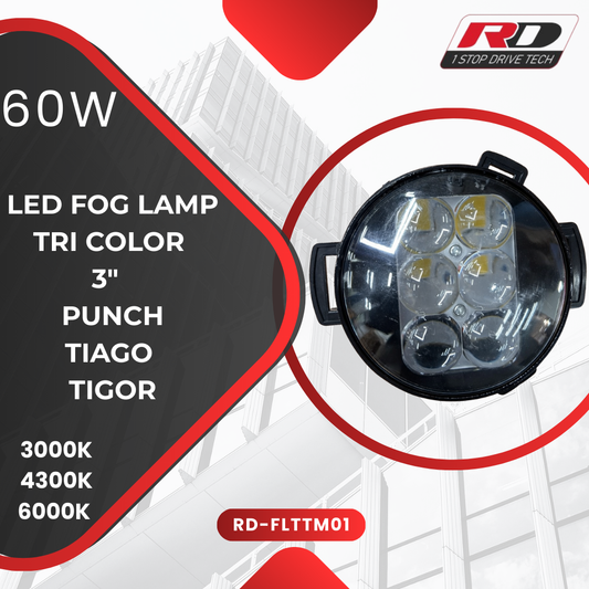 60W LED FOG LAMP TRI COLOR