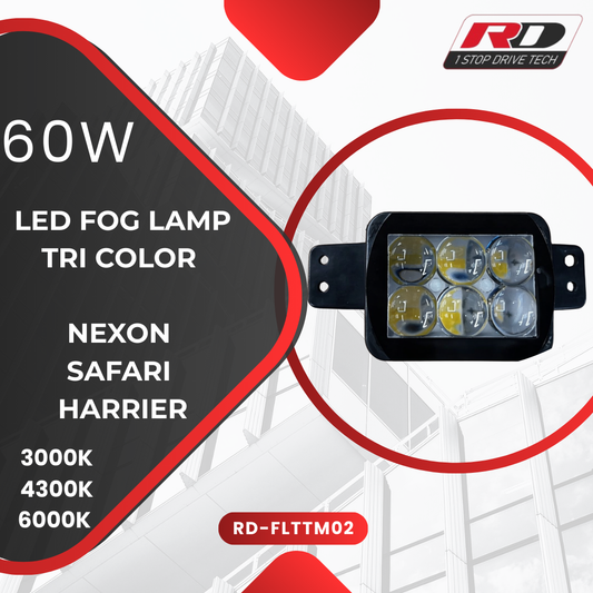 60W LED FOG LAMP TRI COLOR