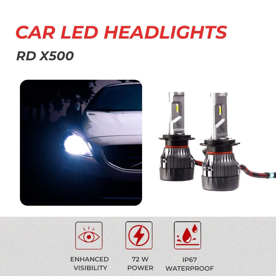 RD X500 Car LED Headlights