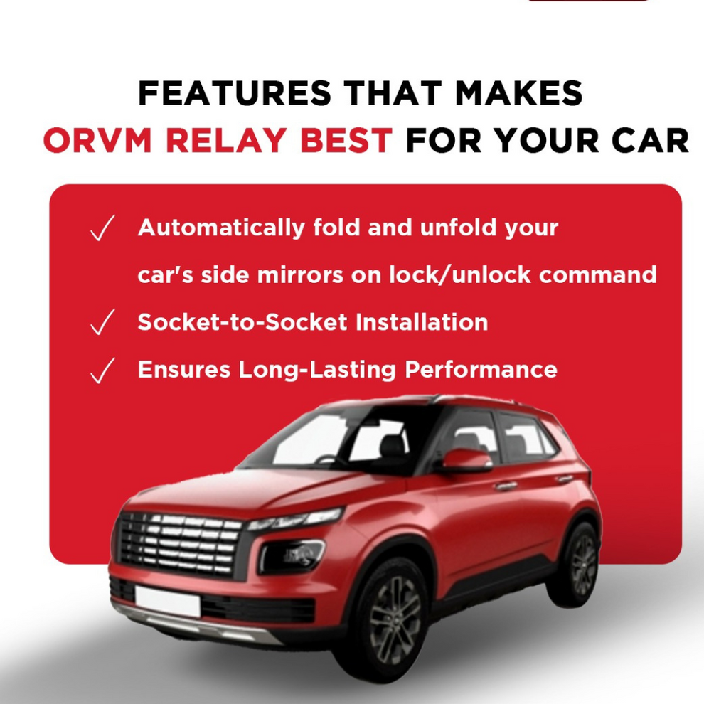 Shop Auto Fold ORVM for Car Side Mirror Control – RD Overseas