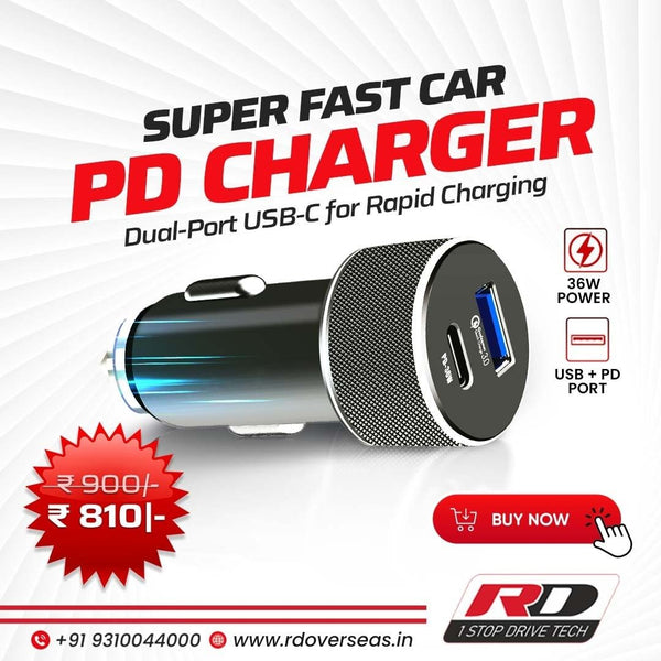 Car PD Charger - RD Overseas