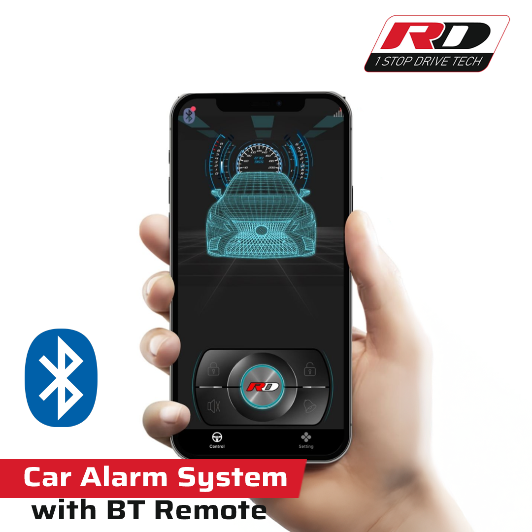 Car alarm system with bluetooth system - RD Overseas