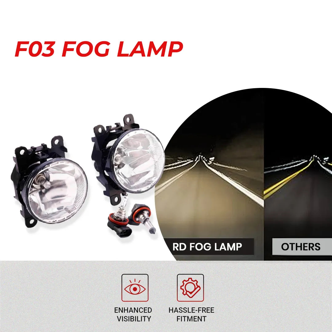 RD F03 Fog Lamp With Halogen Bulb