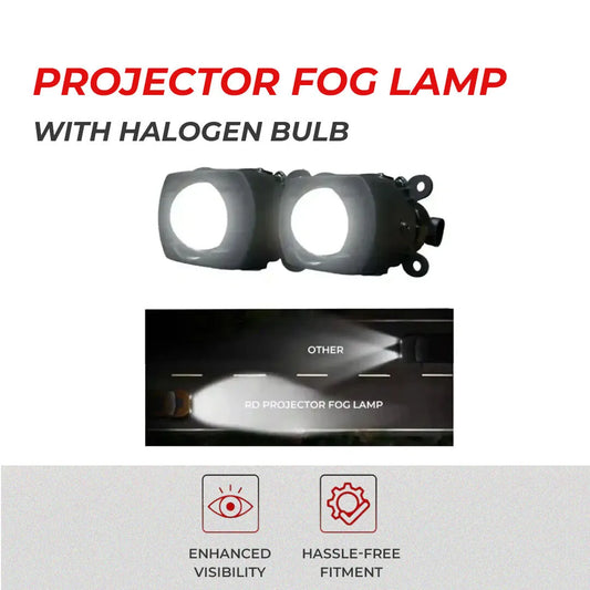 Projector Fog Lamp With Halogen Bulb