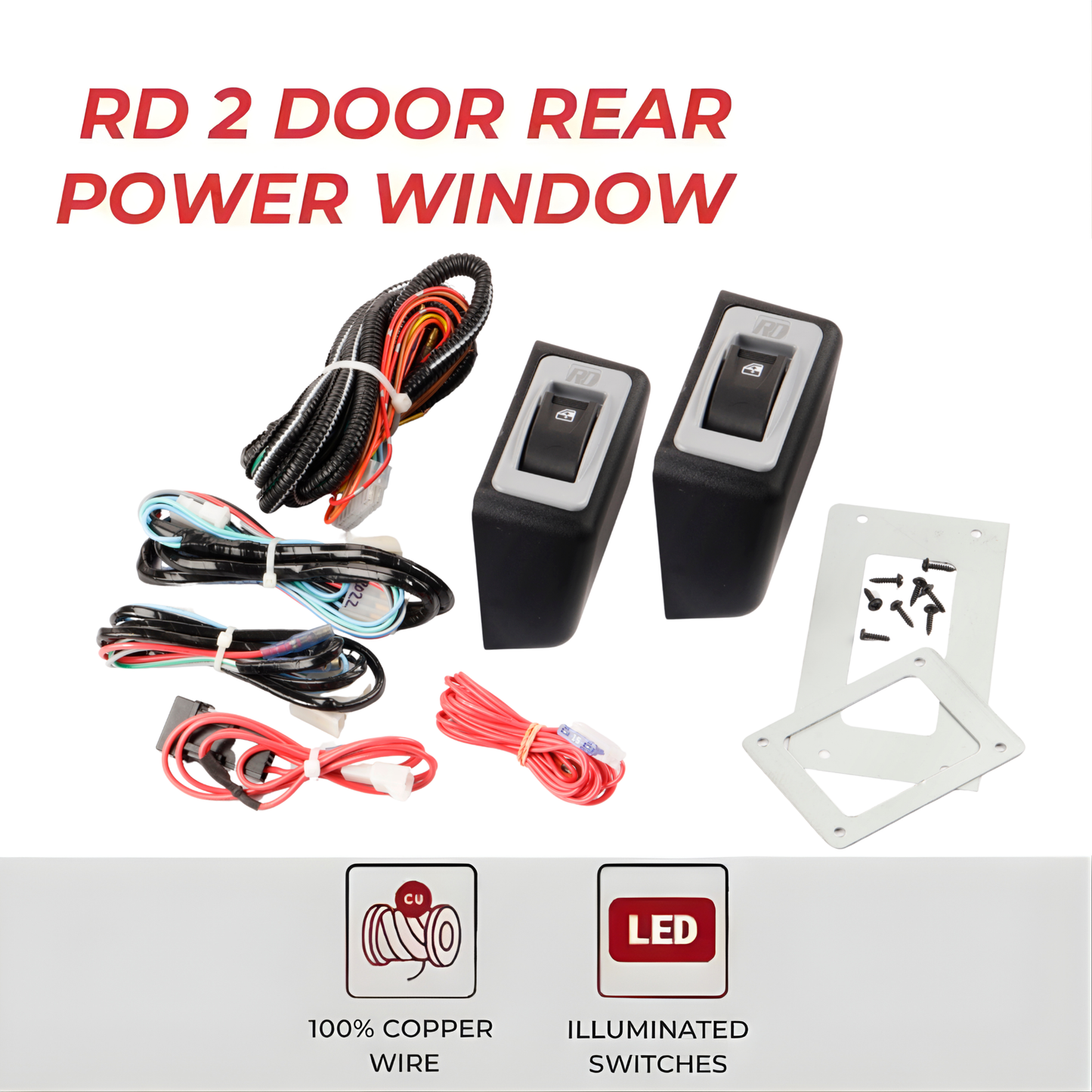 RD 2 Door Rear Power Window