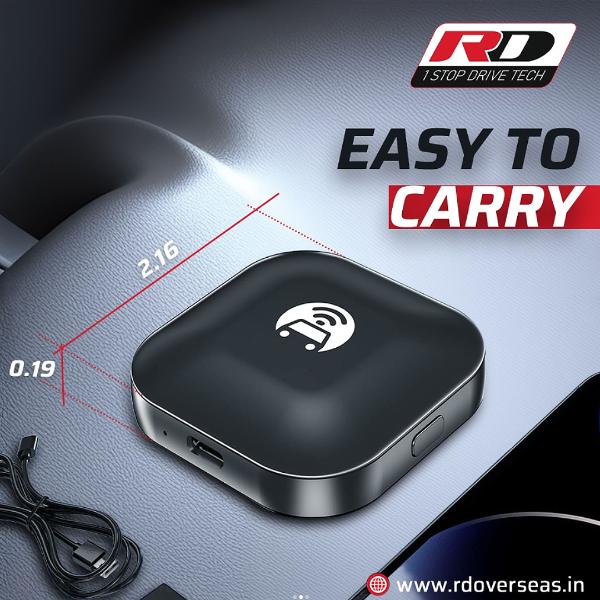 Easy to carry wireless carplay adaptere