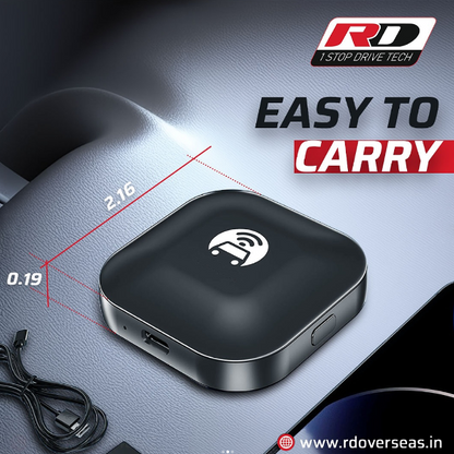 Easy to carry wireless carplay adaptere