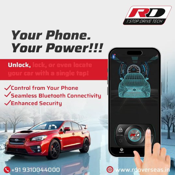 Car alarm system with bluetooth system