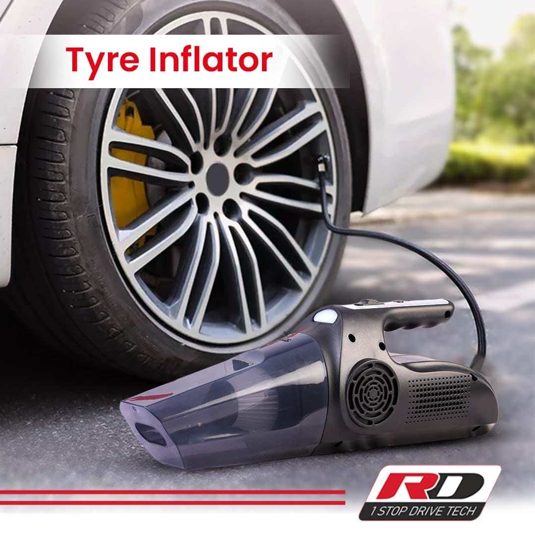 Car vacuum on sale tire inflator